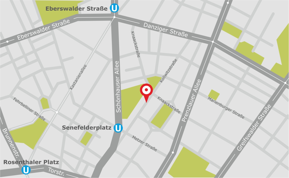 Lageplan HORN Orientierungssysteme, Berlin | Kommunikationsdesign, Leistysteme, Beschilderungssysteme