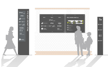 Paul-Lincke-Ufer 7 - Kommunikationsdesign von HORN Orientierungssysteme Berlin